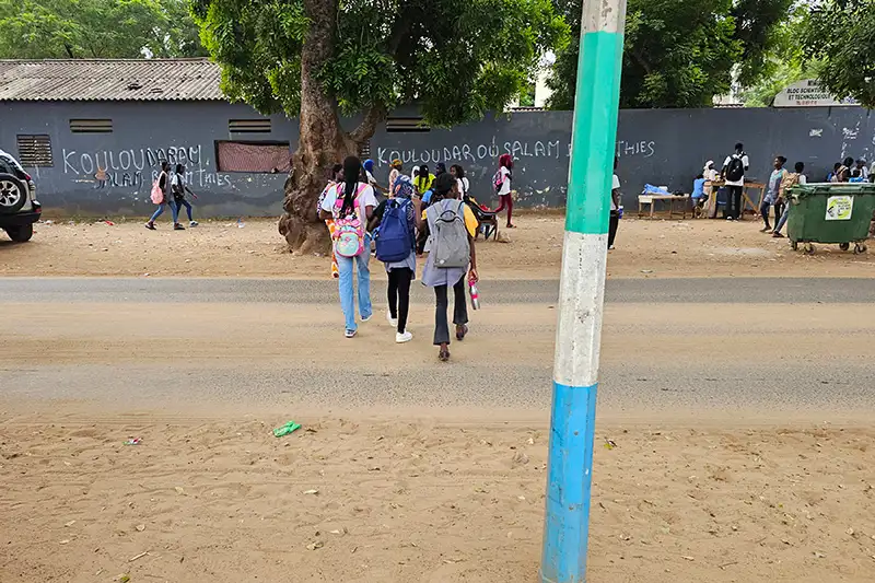 Mamadou Diaw School, Thiès, Senegal – before the upgrades.