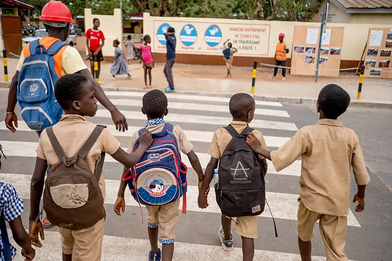 Safety upgrades at two schools in Côte d’Ivoire are now allowing learners to access their school safely.